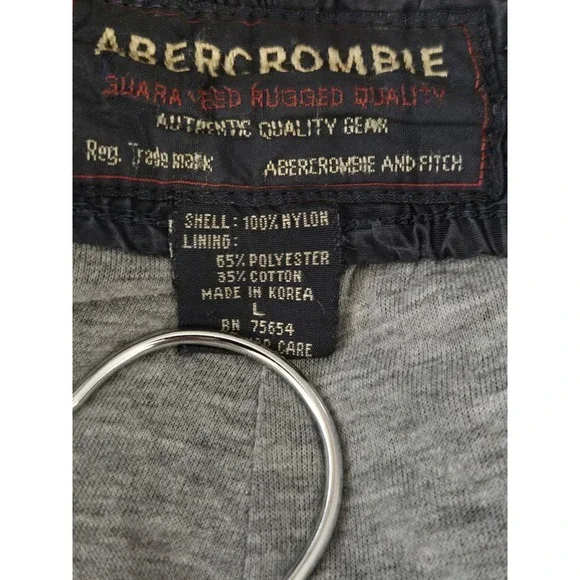 Vtg Abercrombie & Fitch Pants Mens Large‎ Baggy Cargo Snowboard Ski Track - Picture 4 of 4